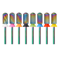 Brocas de Carburo de Tungsteno de Alta Calidad para Manicura Profesional, Cinco en Uno, para Manicura de Alta Precisión