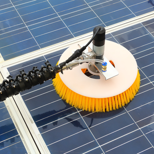 <span class=keywords><strong>Robot</strong></span> <span class=keywords><strong>de</strong></span> nettoyage automatique <span class=keywords><strong>de</strong></span> panneaux solaires photovoltaïques, lavage à sec et humide, batterie au lithium, moteur 150W, largeur 60cm, brosse à rouleaux portable - Product Image 6