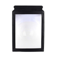 Wholesale 3X Handheld Soft A4 Old Man Plane Console Reading Magnifier Portable Ultra-thin PVC Fresnel Magnifying Glass
