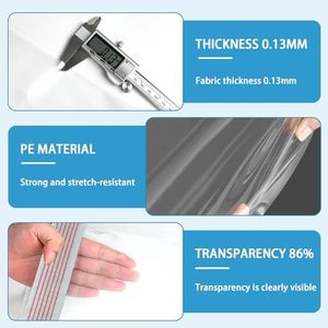 Telo Trasparente in PVC per Esterni, Protezione Solare e Antivento per Balconi, Impermeabile, Tagliabile, Vendita all'Ingrosso - Product Image 3