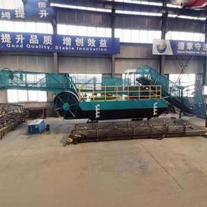 Configuration et modèle de <span class=keywords><strong>bateau</strong></span> de nettoyage de lotus d'eau, d'herbe aquatique et d'herbe cassée sur <span class=keywords><strong>la</strong></span> surface de <span class=keywords><strong>la</strong></span> rivière - Product Image 2