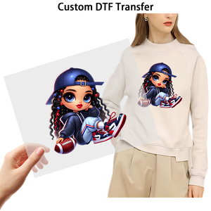 Adesivi Termotrasferibili Personalizzati all'Ingrosso con Logo e Numeri per Ragazze, Resistenti al Lavaggio, Trasferimenti DTF, Adesivi Termotrasferibili in Plastisol per Vestiti - Product Image 2