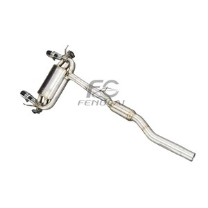 Tuyaux d'échappement modifiés de haute qualité avec silencieux à valve pour <span class=keywords><strong>Audi</strong></span> <span class=keywords><strong>TT</strong></span> <span class=keywords><strong>MK1</strong></span> 1.8T 2000-2010 en acier inoxydable, améliore la puissance du <span class=keywords><strong>turbo</strong></span> - Product Image 3