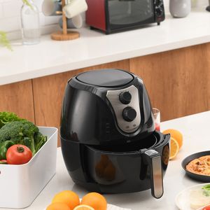 Fournisseur d'échantillons gratuits - <span class=keywords><strong>Friteuse</strong></span> à air - Revêtement antiadhésif PTFE - Contrôle manuel - Nettoyage facile - Cuisson rapide - Toucher froid - Product Image 3