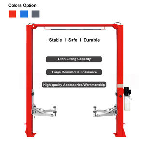 Elevador Hidráulico de 2 Postes <span class=keywords><strong>para</strong></span> <span class=keywords><strong>Autos</strong></span>, Capacidad 4000kg, Piso Libre, Techo Bajo, Modelo Same Peak, en Oferta - Product Image 2