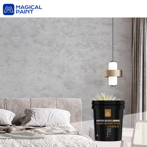 <span class=keywords><strong>Peinture</strong></span> acrylique à base d'eau pour l'intérieur, salon, chambre à coucher, lavable, durable, décorative, mate, brillante, veloutée, texturée - Product Image 4