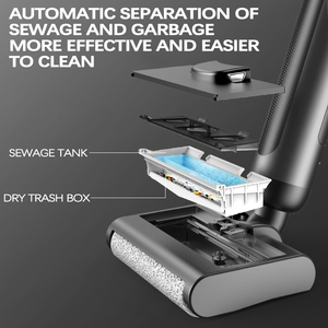 Aspirateur à main électrique pour nettoyage de sol, <span class=keywords><strong>balai</strong></span> de nettoyage humide ou sec, 1 pièce - Product Image 2