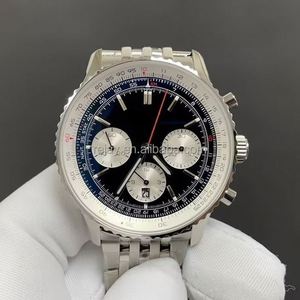 Reloj Mecánico Automático para Hombre de Fábrica BLS, Movimiento de Acero Inoxidable, Diamantes Arcoíris, Calendario, Luminoso - Product Image 2