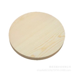 Planche ronde en bois de pin pour artisanat DIY, peinture, sculpture, base de dessous-de-verre, support décoratif, matériau en bois naturel, style fait main - Product Image 5