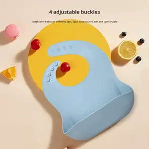 现代儿童盘碗套装，带吸盘图案食品级硅胶婴儿喂养8件套环保卡通设计 - Product Image 3