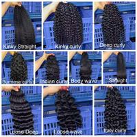 Cheveux bouclés crépus au crochet, Cheveux humains bruts au crochet Miracle Knots, Cheveux au crochet Water Wave, Cheveux au crochet Deep Wave, Cheveux humains au crochet