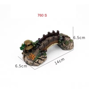 Paisaje decoración puente acuario pecera puente Artificial resina equipo accesorios ornamento cueva acuática mascota pez - Product Image 3