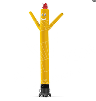 Conception personnalisée Logo publicitaire gonflable Wave Man Air Sky Dancer avec accessoires de ventilateur soufflant