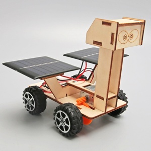 Juguete Educativo <span class=keywords><strong>de</strong></span> <span class=keywords><strong>Ciencia</strong></span> para Niños, Vehículo <span class=keywords><strong>de</strong></span> Exploración Lunar Hecho a Mano <span class=keywords><strong>de</strong></span> Madera, Modelo <span class=keywords><strong>de</strong></span> Física con Energía Solar - Product Image 2