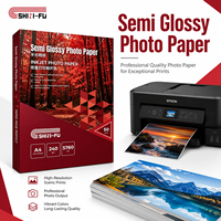 Papier photo semi-brillant personnalisable, feuilles A4, papier photo brillant, surface brillante, impression photo d'album, papier photo jet d'encre