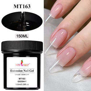 Gel de construction Neissry, brillant et scintillant, étiquette privée, gel dur à paillettes diamant disco pour extension d'ongles - Product Image 3