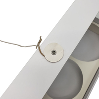 Boîte à bougies carrée en carton rigide personnalisable avec fermeture magnétique, pelliculage mat, revêtement UV et doublure en éponge – Vente en gros