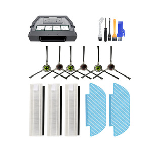 Ecovacs DK33 DK35 Robot Vacuum Side <b>Brush</b> Filter Mop Dustbin Set Home Cleaning Accessory 150 Sqm Compatible - Product Image 3
