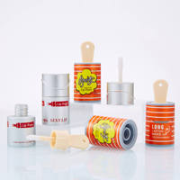 Tube de brillant à lèvres de haute qualité pour la vente en gros aux fabricants, petit emballage d'échantillon, tube de brillant à lèvres de 8 ml avec logo personnalisé