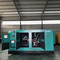 Groupe électrogène diesel silencieux 30KW/50/80/100/150/300kW 1800 tr/min triphasé refroidi par eau démarrage électrique 12V DC télécommande