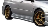 Pièces automobiles - Jupes latérales en plastique pour Impreza WRX STI 2008 avec ajustement parfait