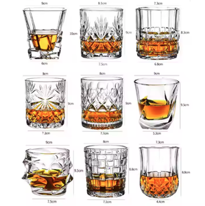 M Verres à whisky de luxe irréguliers Verres à boire <span class=keywords><strong>Master</strong></span> Verres à vin de qualité supérieure à fond épais - Product Image 2