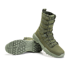 Botas Tácticas de Caña Alta para Hombre – Zapatos de Escalada y Senderismo con Cordones – Calzado de Entrenamiento para Exteriores con Suela de Goma Antideslizante - Product Image 2