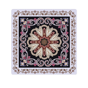 Tapete de Lujo Americano para Mahjong, Silenciador Cuadrado de Goma, Duradero, Resistente a la Suciedad, Ecológico, para 4 Jugadores, Tapete de Póker para Casino - Product Image 5
