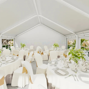 Tente de réception blanche de haute qualité pour événements extérieurs, chapiteau robuste en toile, tentes de gros pour événements - Product Image 4