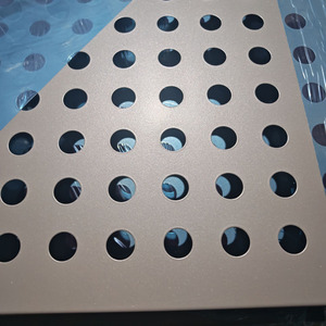 Cá quy mô đục tấm nhôm tấm trang trí kiến trúc Ốp màn hình riêng tư uốn xử lý lưới đục lỗ - Product Image 5