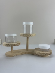 Clear PET Plastic Storage <b>Jars</b> with Screw Lids | Wide Mouth Sampling Pots for Body Scrub, Cream, <b>Spices</b>, Food Grade Packaging - Product Image 2