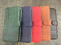 Étui de protection personnalisé avec porte-cartes magnétique pour iPhone Xiaomi Redmi Samsung Honor Tecno Étuis de téléphone en cuir PU