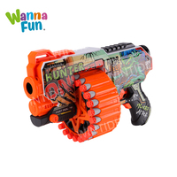 Pistolet à fléchettes électronique en mousse EVA avec 24 fléchettes et fonction d'éjection de cartouches
