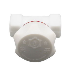 Vanne d'arrêt d'angle à 2 voies en plastique à diaphragme, vanne triangulaire pour l'eau, vente chaude en Chine - Product Image 5