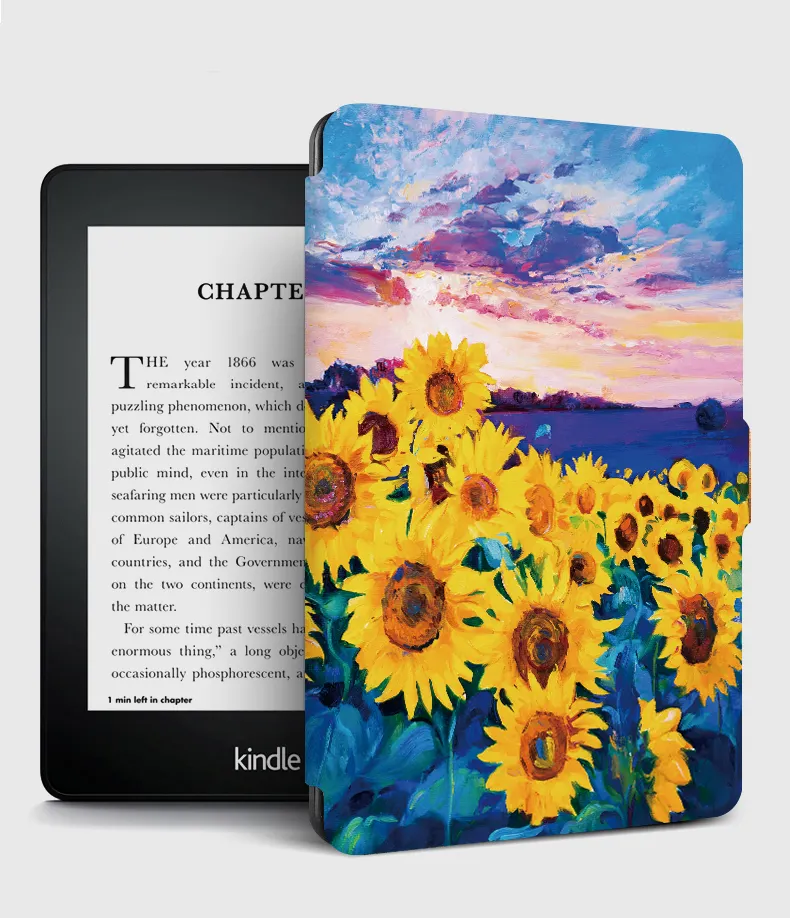 Printed Customize Case for Amazon Kindle Paperwhite Smart Cover