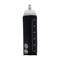 Bouteille d'eau souple pliable en TPU écologique de 500ml sans BPA Logo personnalisé pour la course à pied en plein air