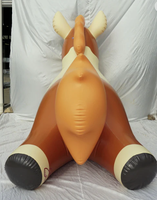 Spécialisé dans la production de grands jouets de piscine, cheval Sphinx, animal gonflable rebondissant