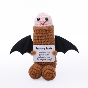 Pack d'emojis d'Halloween transfrontalier le plus vendu, ornements de pommes de terre tricotés en forme de pomme de terre, poupées chauves-souris inspirantes au crochet - Product Image 3