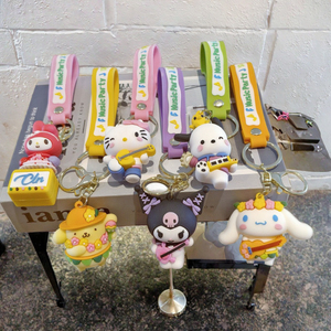 โรงงานเวียดนาม ผลิตพวงกุญแจคาแรคเตอร์การ์ตูน 3 มิติ น่ารัก ทำจากโลหะผสมสังกะสีและซิลิโคน เป็นมิตรกับสิ่งแวดล้อม ทนทาน ปลอดสารพิษ เหมาะสำหรับเทศกาลอีสเตอร์และคริสต์มาส - Product Image 3