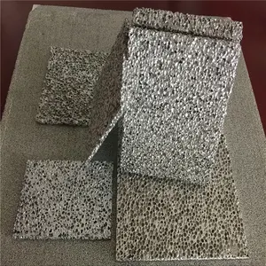 Wholesale 3D Open Cell Al Aluminum Foam Metal Foamed Aluminium Sheet