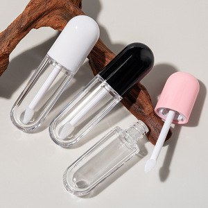 Tubes de brillant à lèvres rose de haute qualité 4ml Tubes de brillant à lèvres personnalisés uniques Tubes de brillant à lèvres - Product Image 1