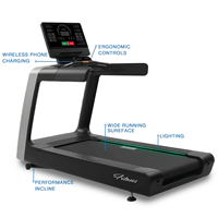 Caminadora Comercial de Alta Calidad con Pantalla LED Grande, Máquina para Correr para Uso en Gimnasios