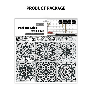 Carreaux muraux marocains faits main tendance à forte adhérence pour supermarchés et projets DIY – Autocollants muraux - Product Image 4