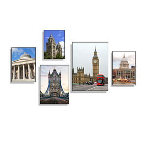 Китайская поставка, аксессуары для украшения спальни, изображения башни, Настенная печать, искусство в рамке - Product Image 2