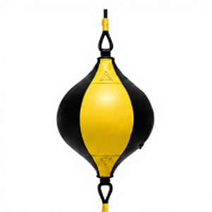 HAWK SPORTS INDUSTRIES - Balón de Boxeo de Doble Extremo, Inflable, de PU, para Entrenamiento de Reacción, Color Negro y Amarillo, para Práctica en Casa o Gimnasio - Product Image 1