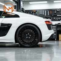 Jantes en alliage Maxtera forgées sur mesure, design en maille à 2 pièces, pour voitures de tourisme BMW, Porsche, Audi, Mercedes Benz, Golf, Lexus