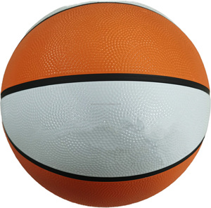 2025 Personnalisé Orange/Blanc Taille 7 Basketball en Caoutchouc Nouveau Produit Intérieur Extérieur - Product Image 2