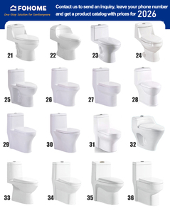Inodoro de Una Pieza Fohome Modernos de Alta Calidad, Sanitario de Una Pieza - Product Image 4