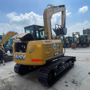 ราคาถูก รถขุดตีนตะขาบ Sany75c มือสองสภาพ 95% เครื่องยนต์ ISUZU 7.5 ตัน พร้อมบุ้งกี๋ขนาด 0.12-0.32 ลูกบาศก์เมตร - Product Image 4