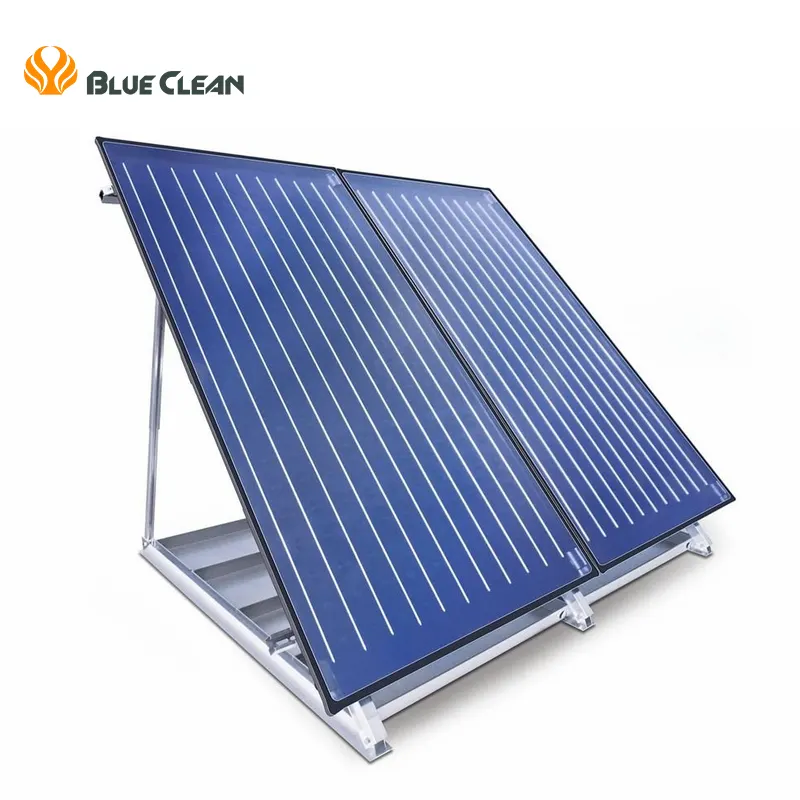 Blueclean in acciaio inox pressurizzato piatto solare collettore di acqua calda solare scaldabagno per bagno doccia Rv esterno